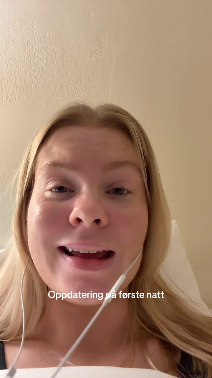 Oppdatering på første natt til spesielt interesserte 🩷